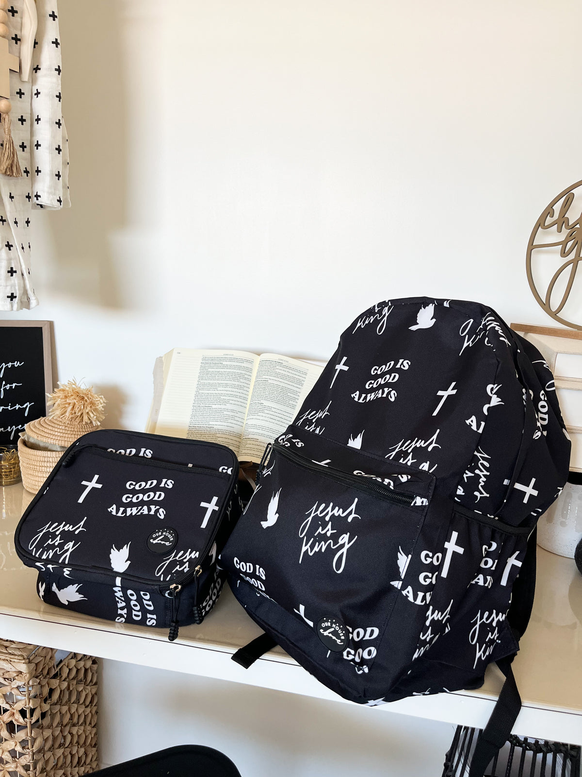 Jesus is King Backpack & Lunch Box