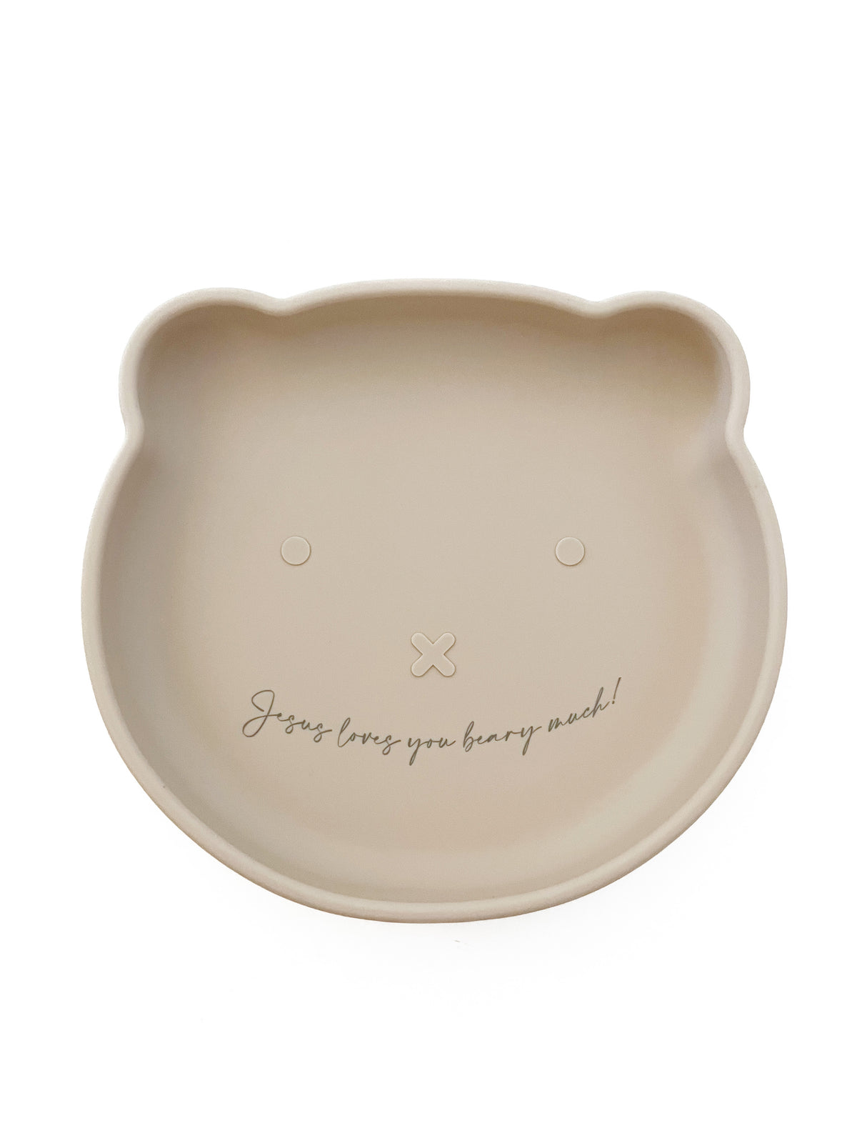 Jesus Loves You Beary Much Cup, Plate & Spoon Set