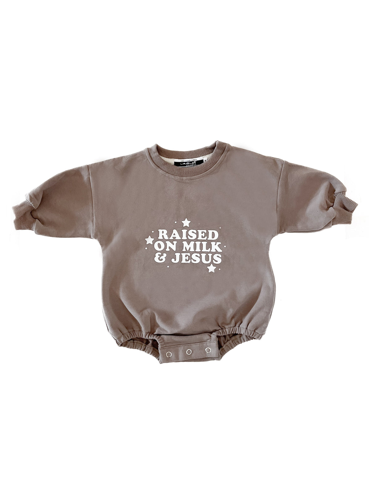 Raised On Milk & Jesus Bubble Jumpsuit