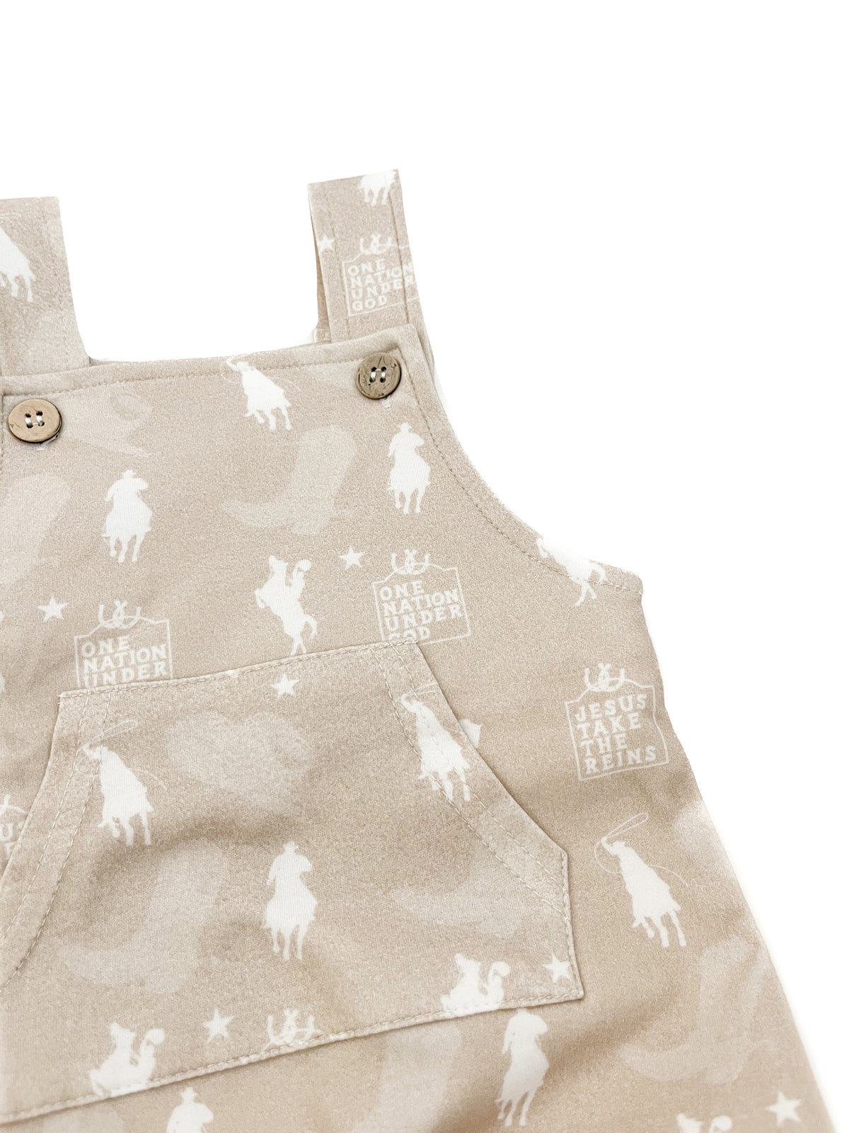 Jesus Take the Reins Cowboy Overalls