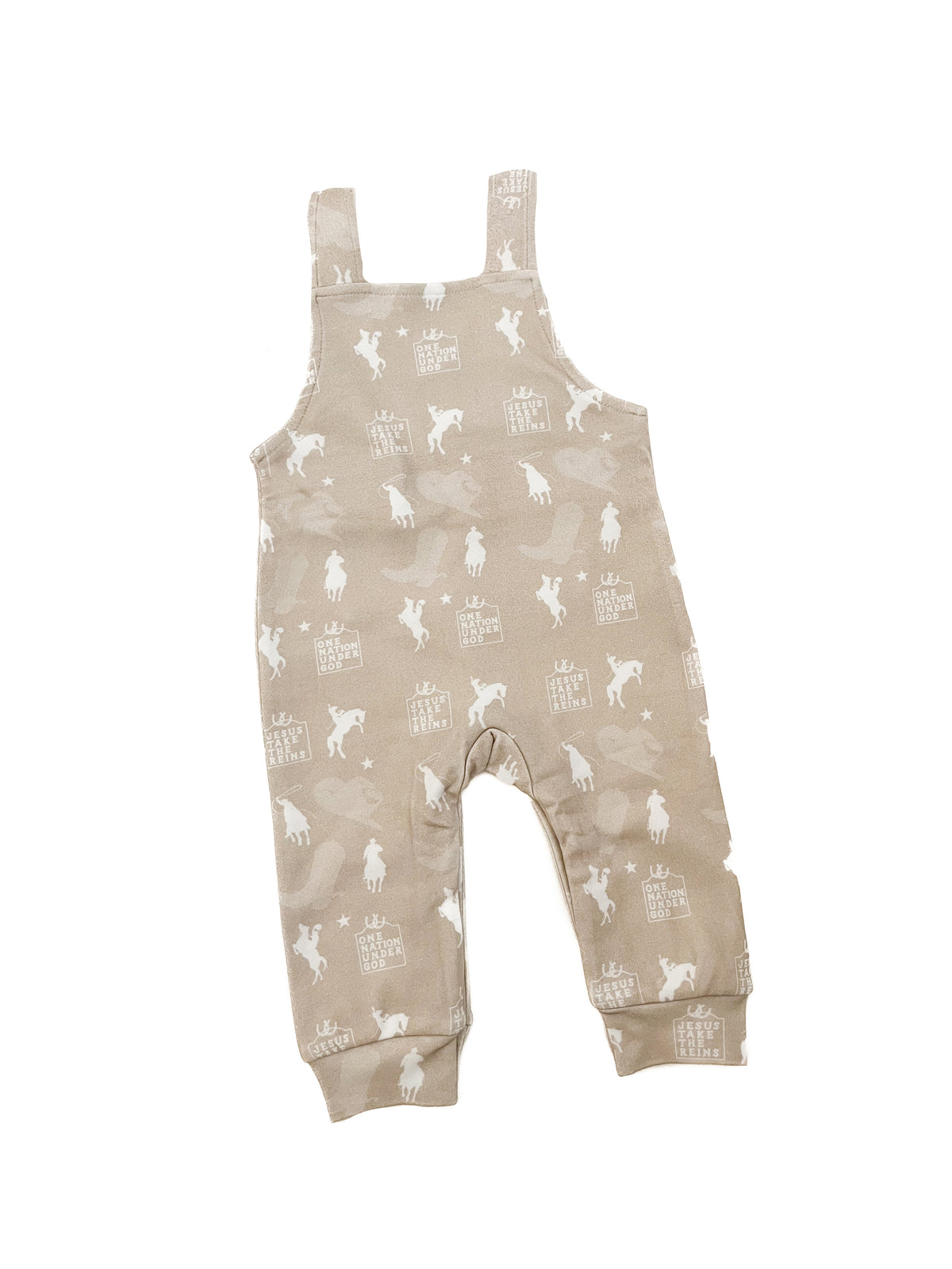 Jesus Take the Reins Cowboy Overalls