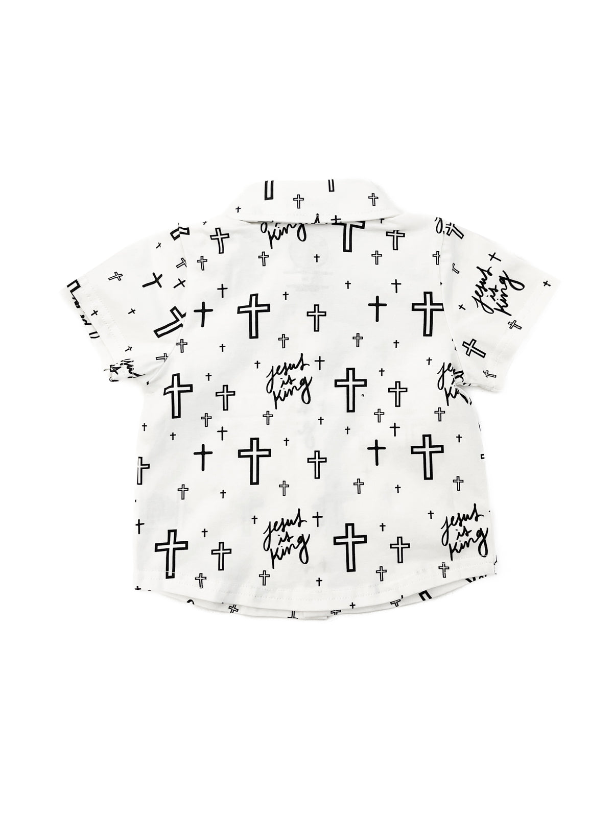 Jesus is King Collared Shirt
