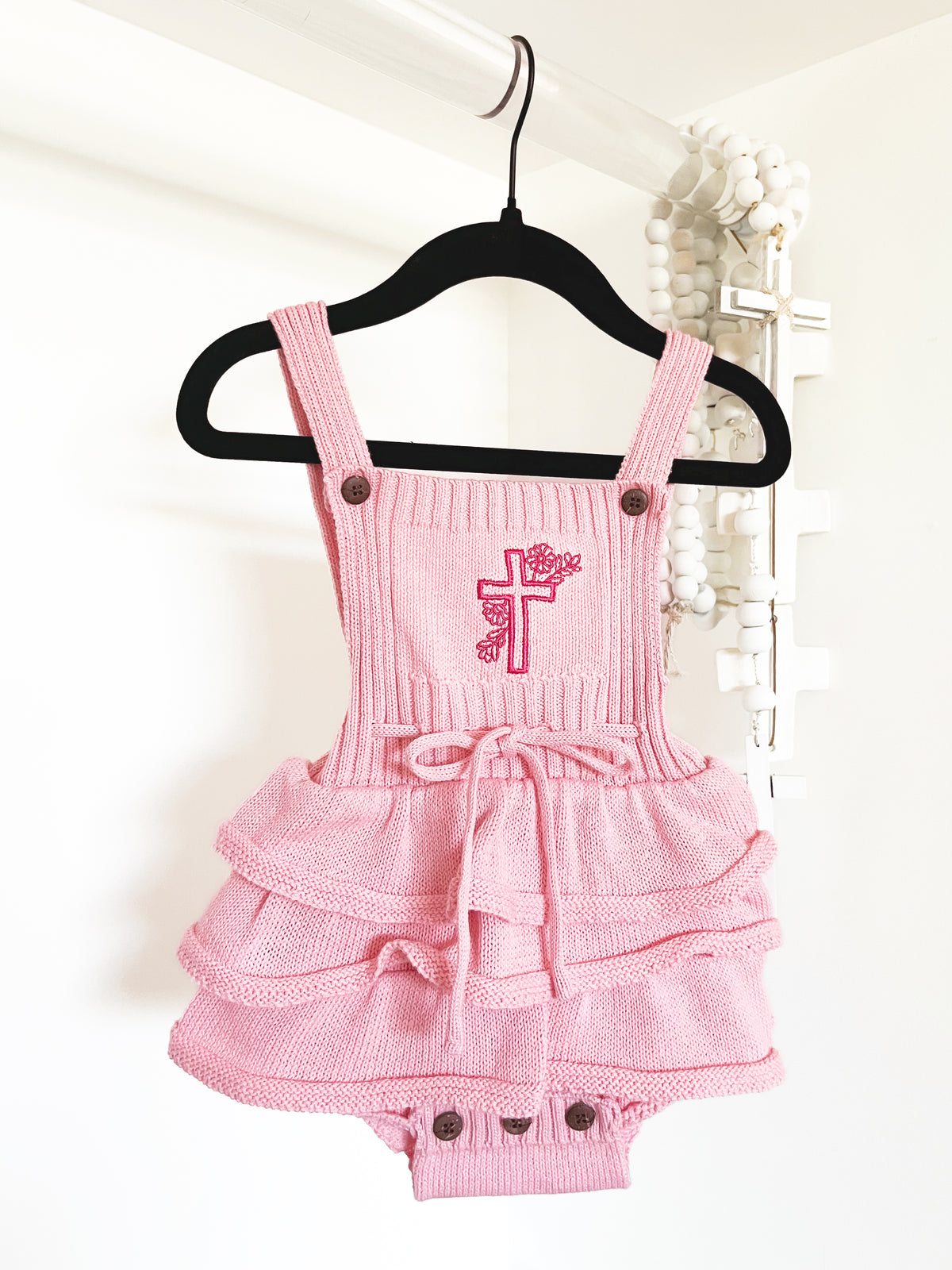 Knit Ruffled Wildflower Dress