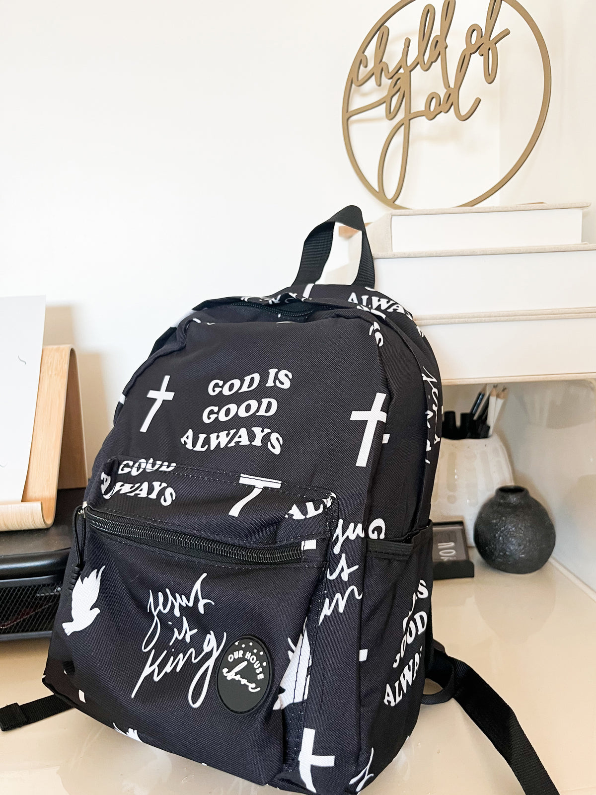 Jesus is King Mini Backpack