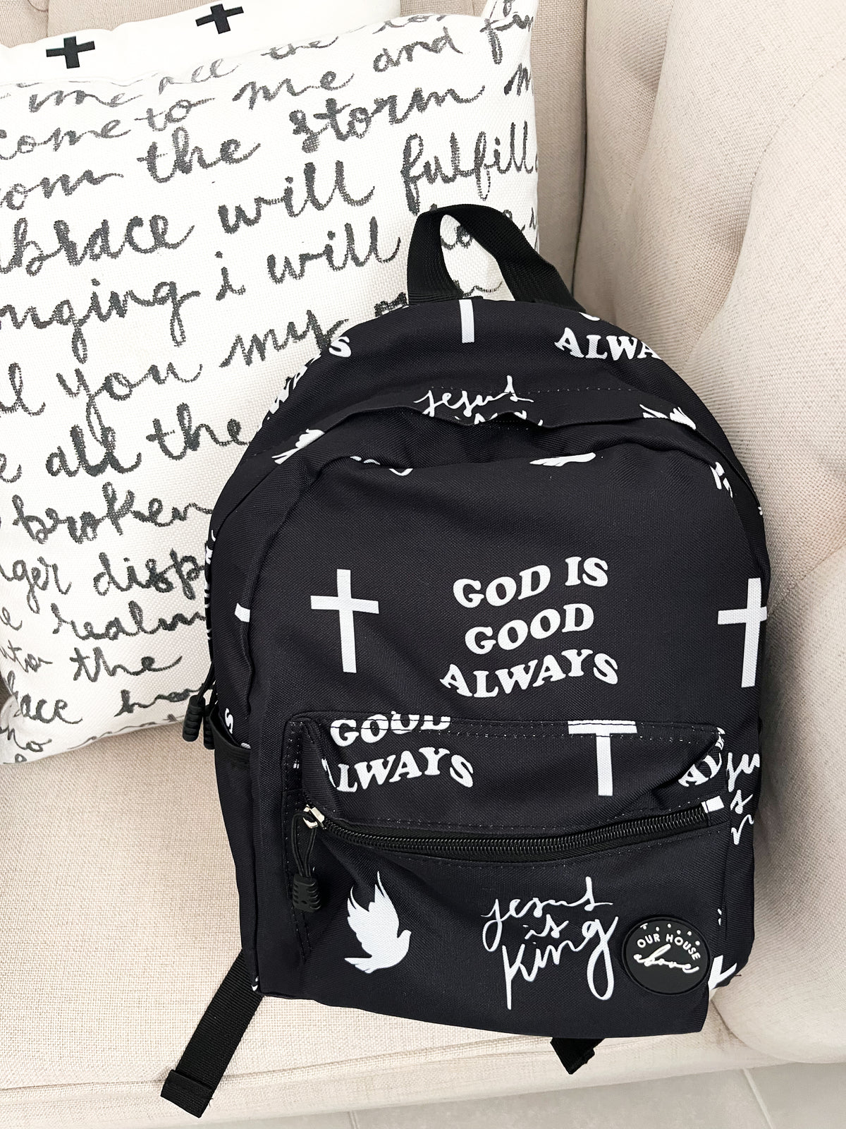 Jesus is King Mini Backpack