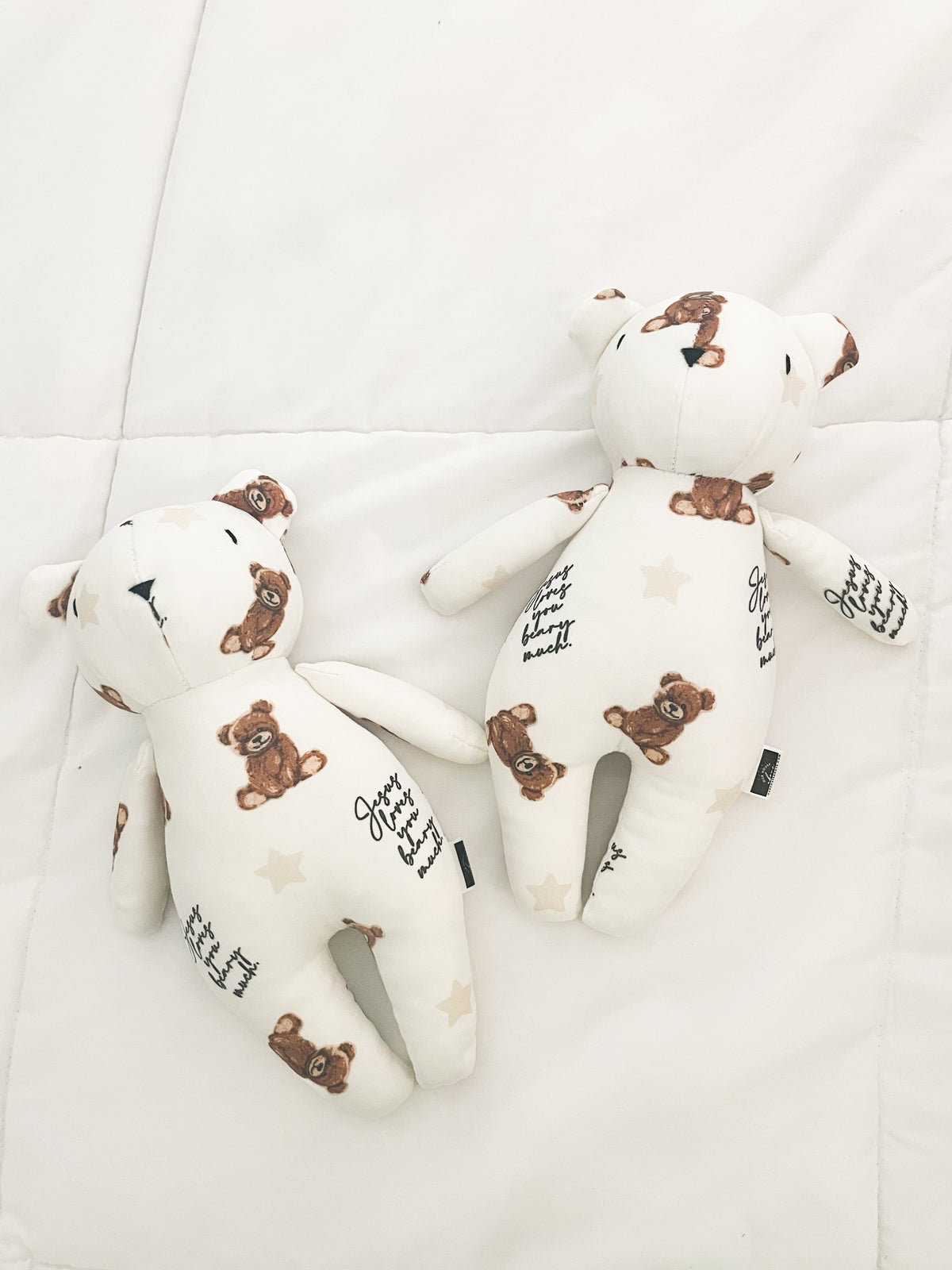 Jesus Loves You Beary Much Bamboo Bear Stuffy