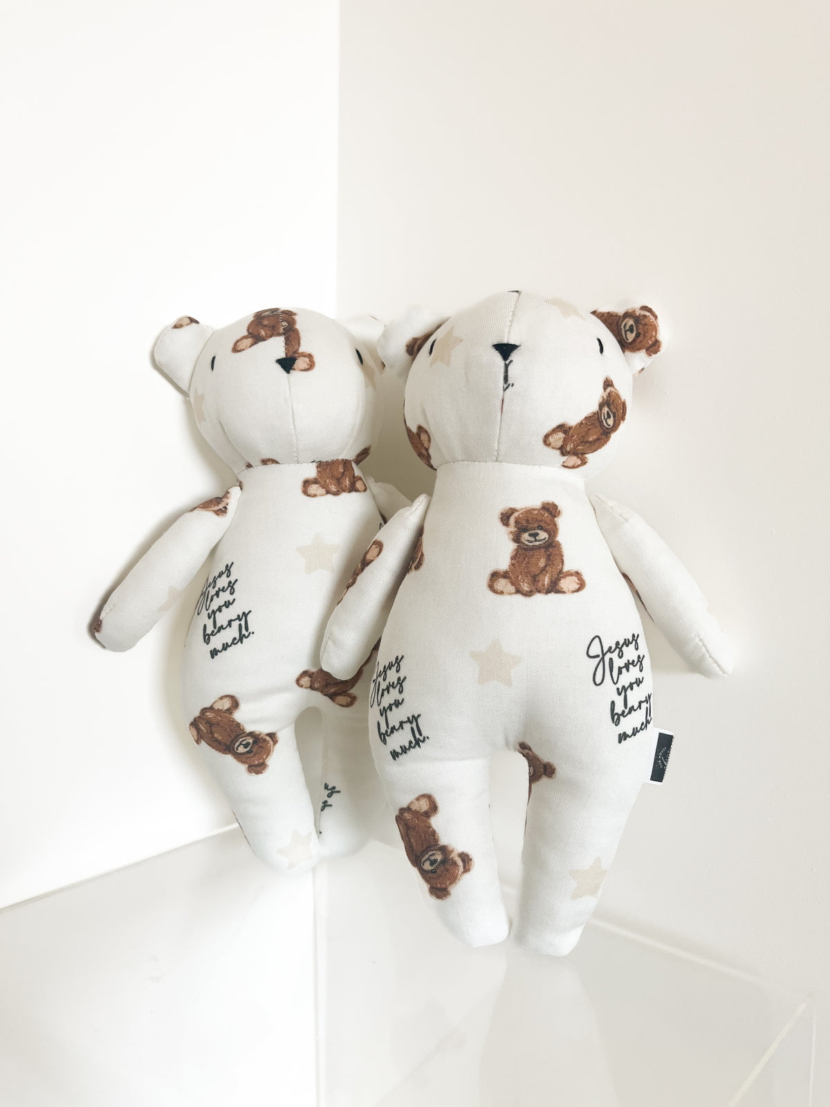 Jesus Loves You Beary Much Bamboo Bear Stuffy