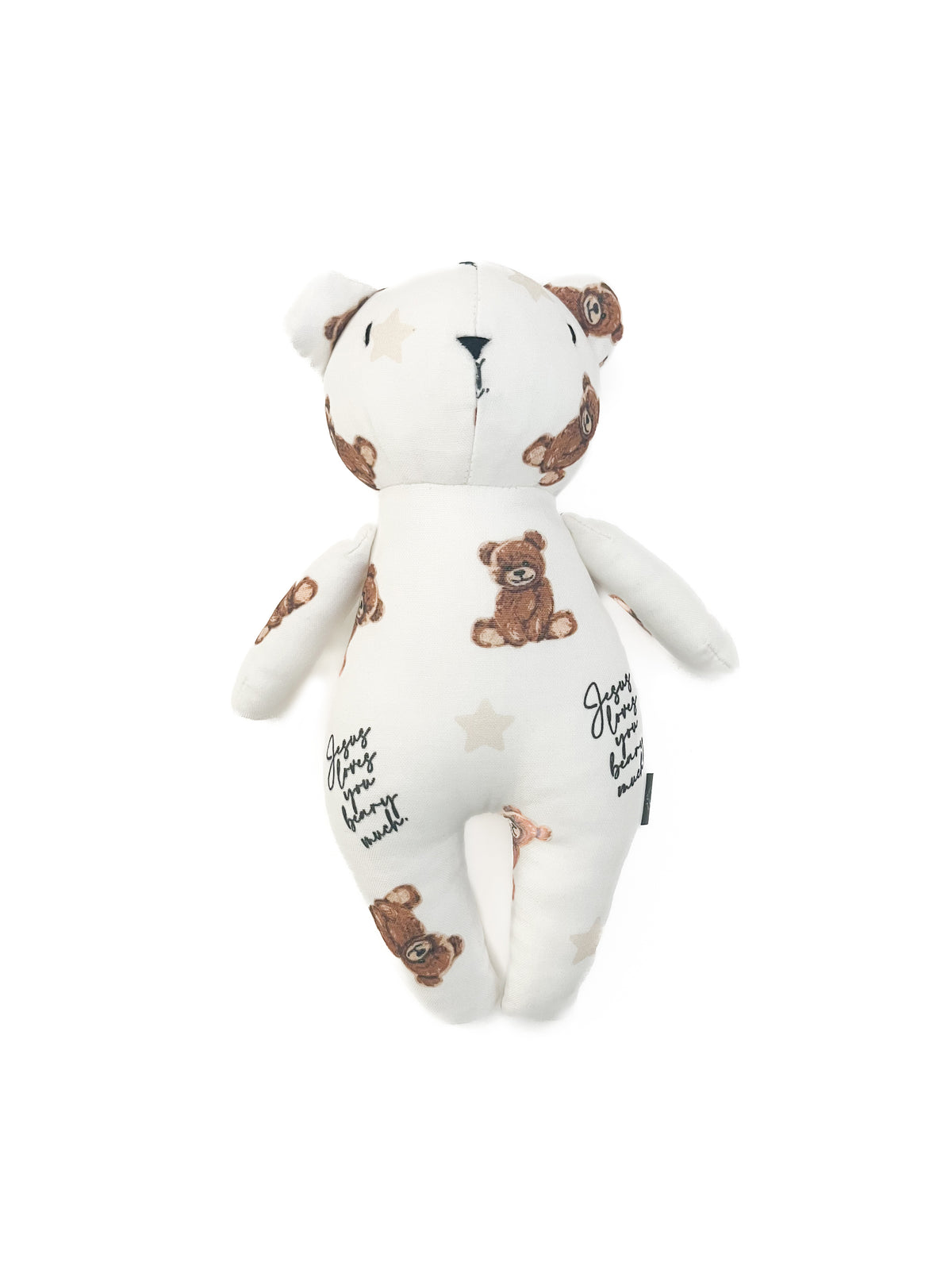 Jesus Loves You Beary Much Bamboo Bear Stuffy