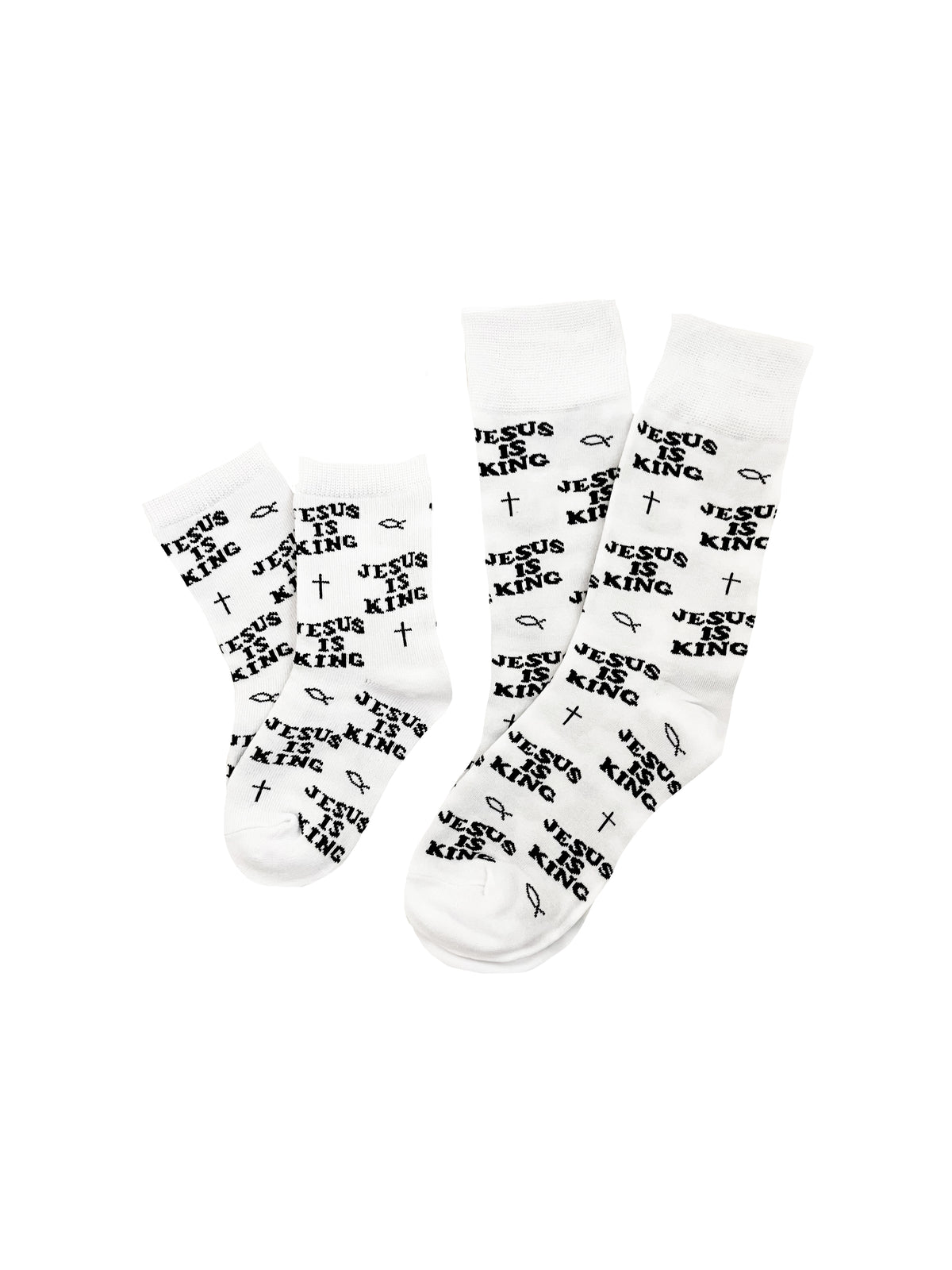 Jesus is King Matching Socks