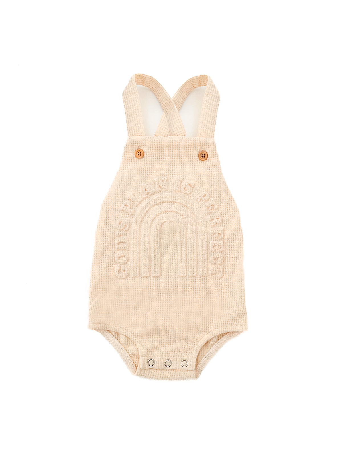 God's Plan is Perfect Waffle Romper