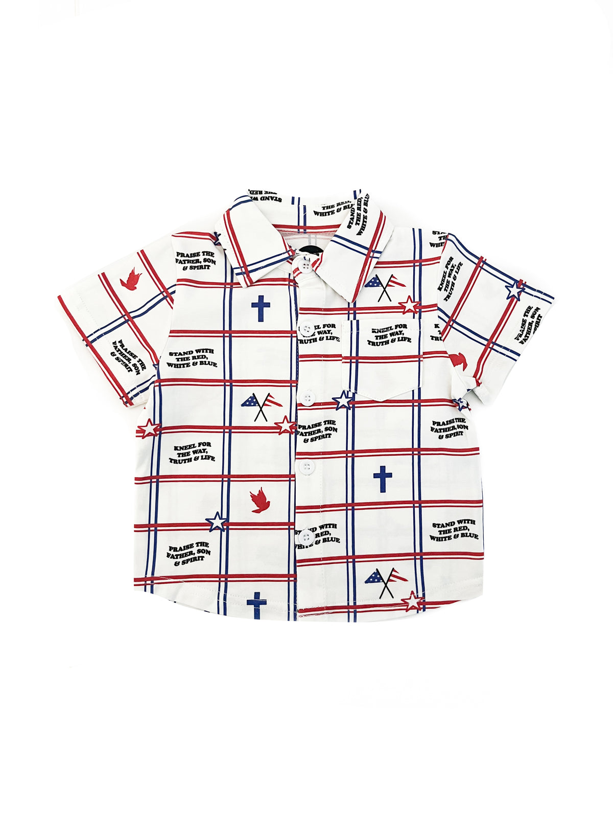 Praise the Father, Son & Spirit Collared Shirt