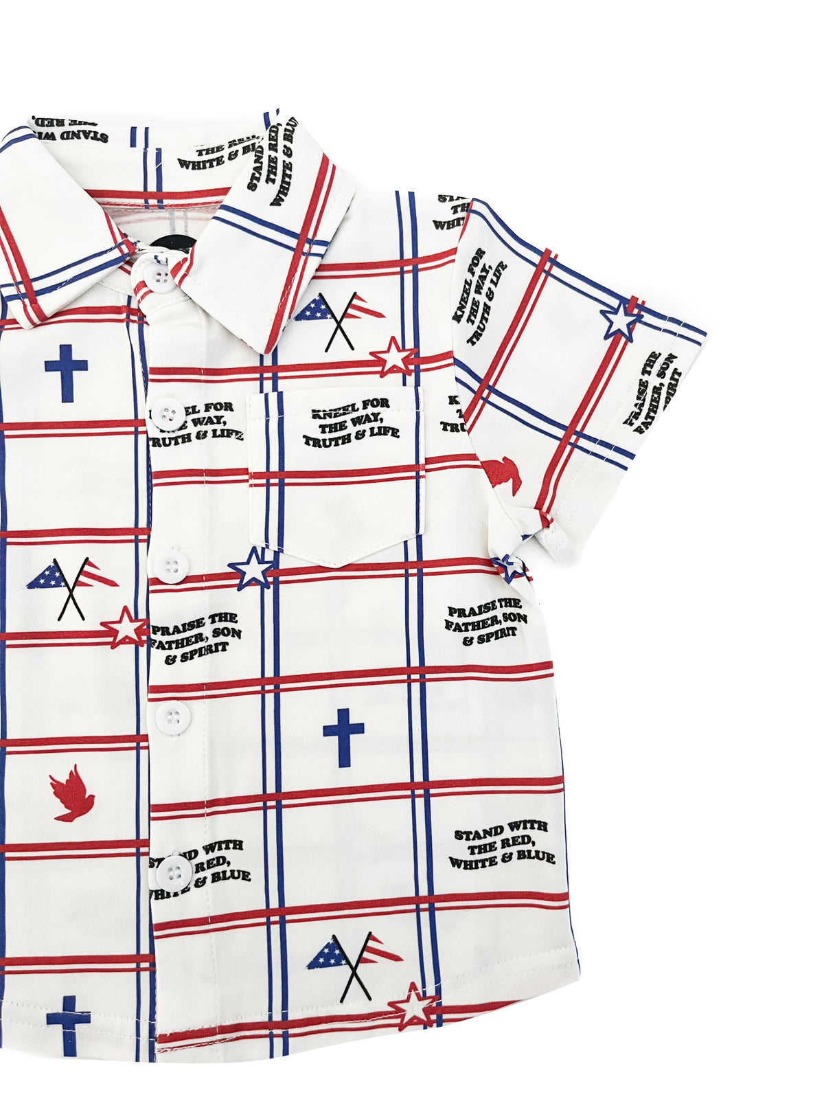 Praise the Father, Son & Spirit Collared Shirt
