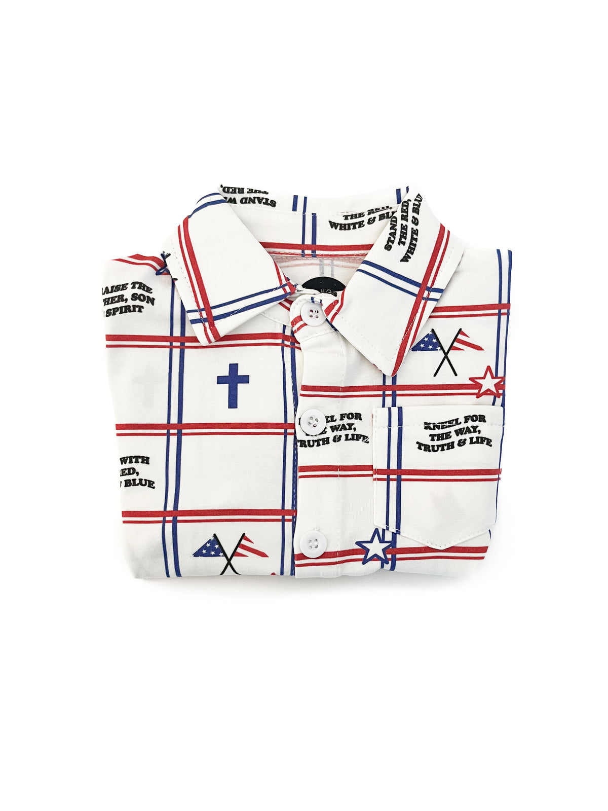 Praise the Father, Son & Spirit Collared Shirt
