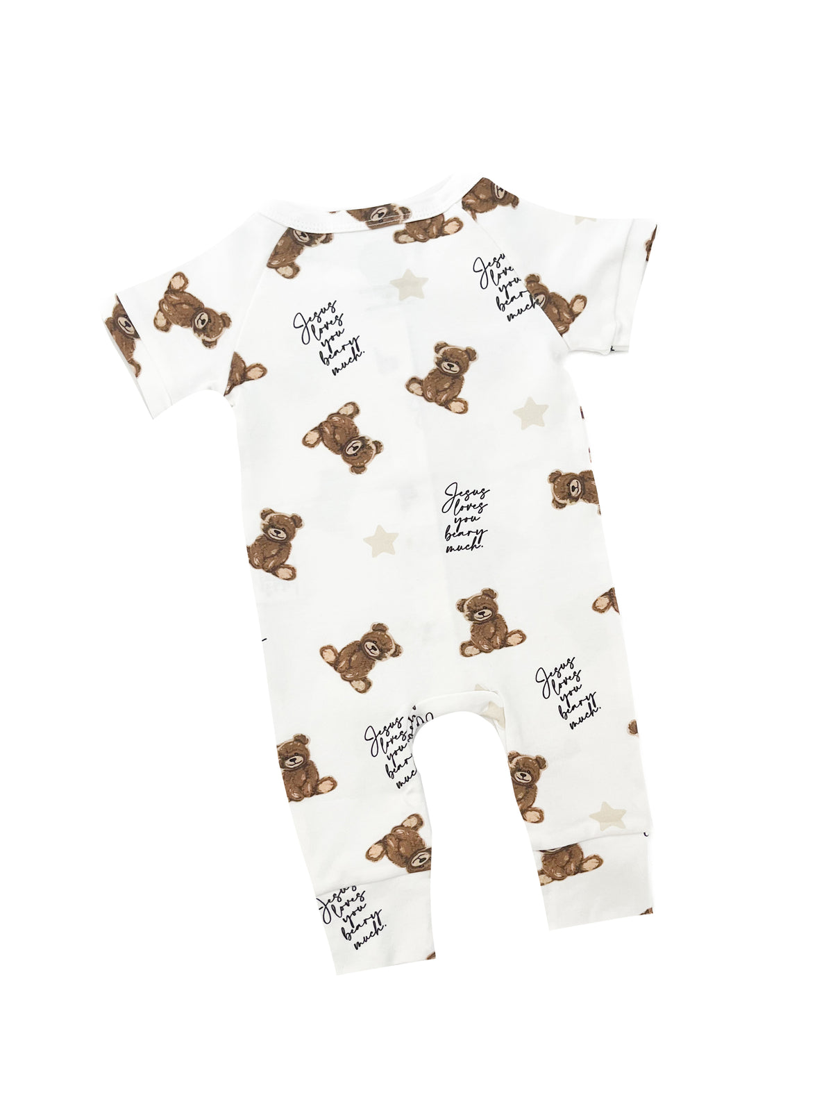 Jesus Loves You Beary Much Bear Jumpsuit