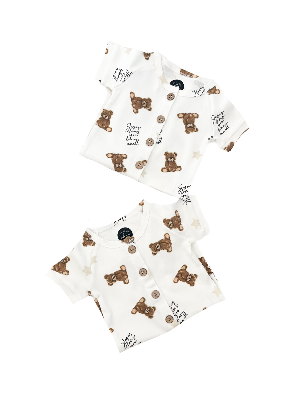 Jesus Loves You Beary Much Bear Jumpsuit