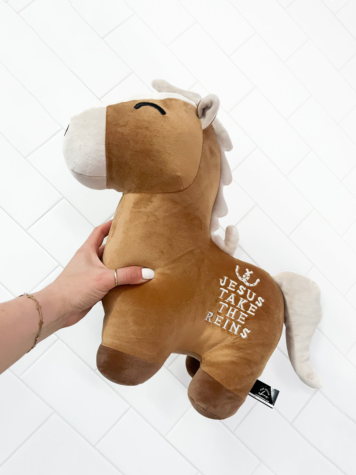 Jesus Take the Reins Horse Stuffy