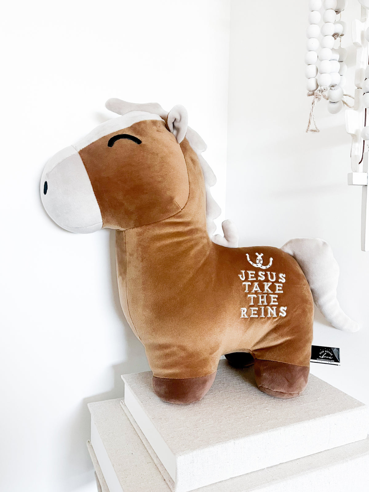 Jesus Take the Reins Horse Stuffy
