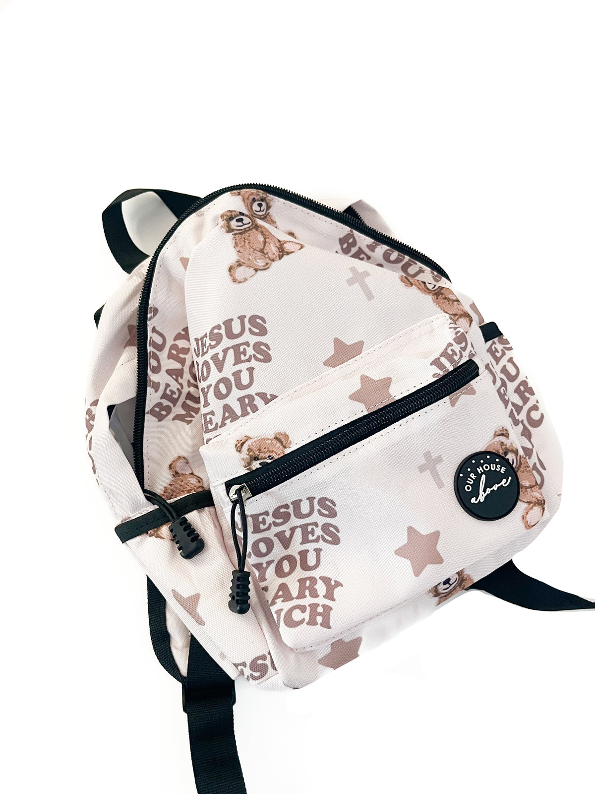 Jesus Loves You Beary Much Baby Backpack