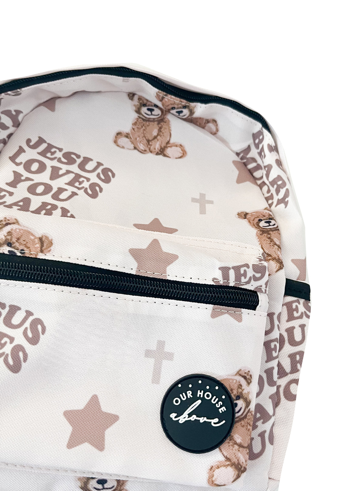 Jesus Loves You Beary Much Baby Backpack