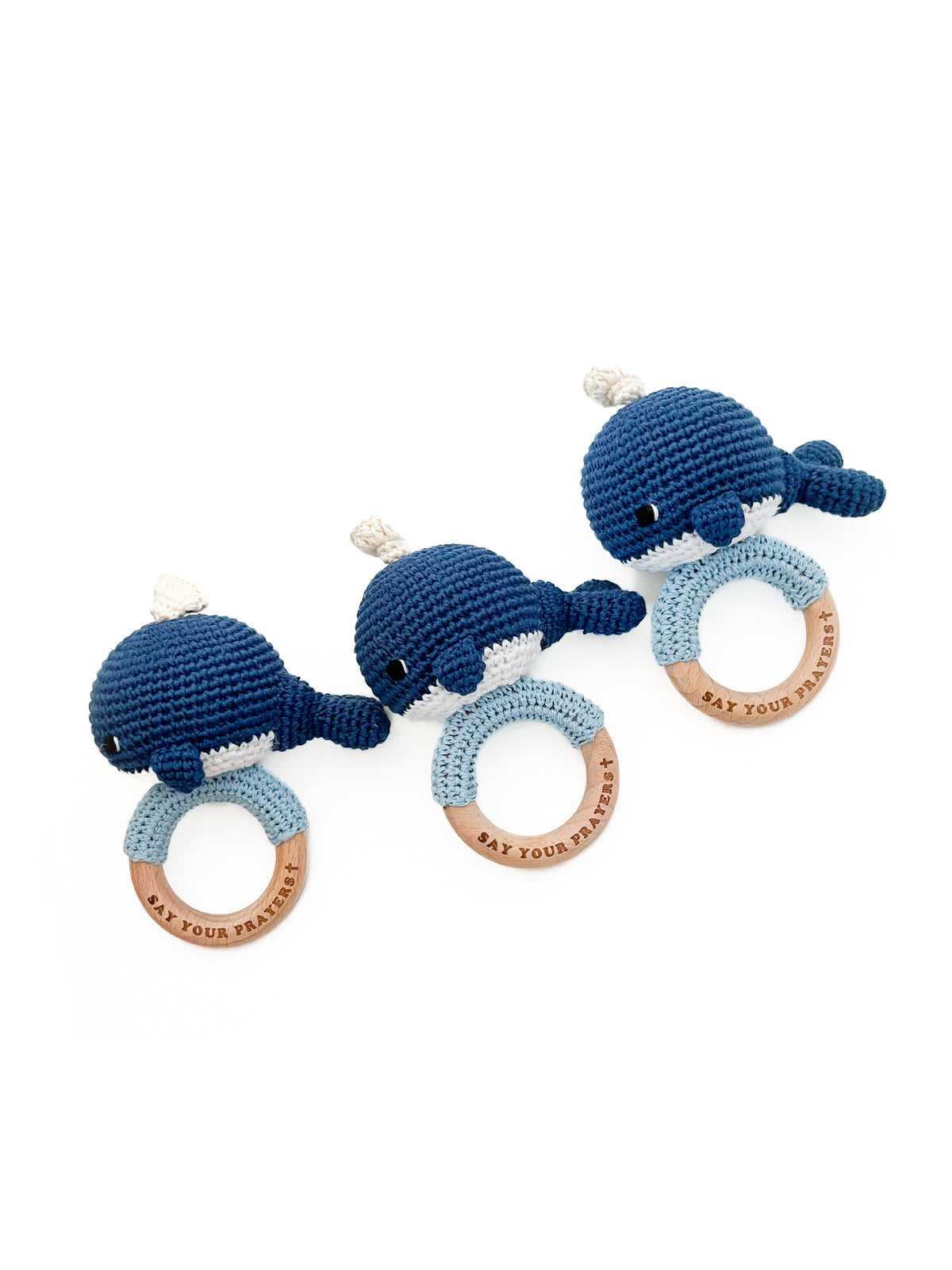 Jonah's Whale Knitted Teether Rattle