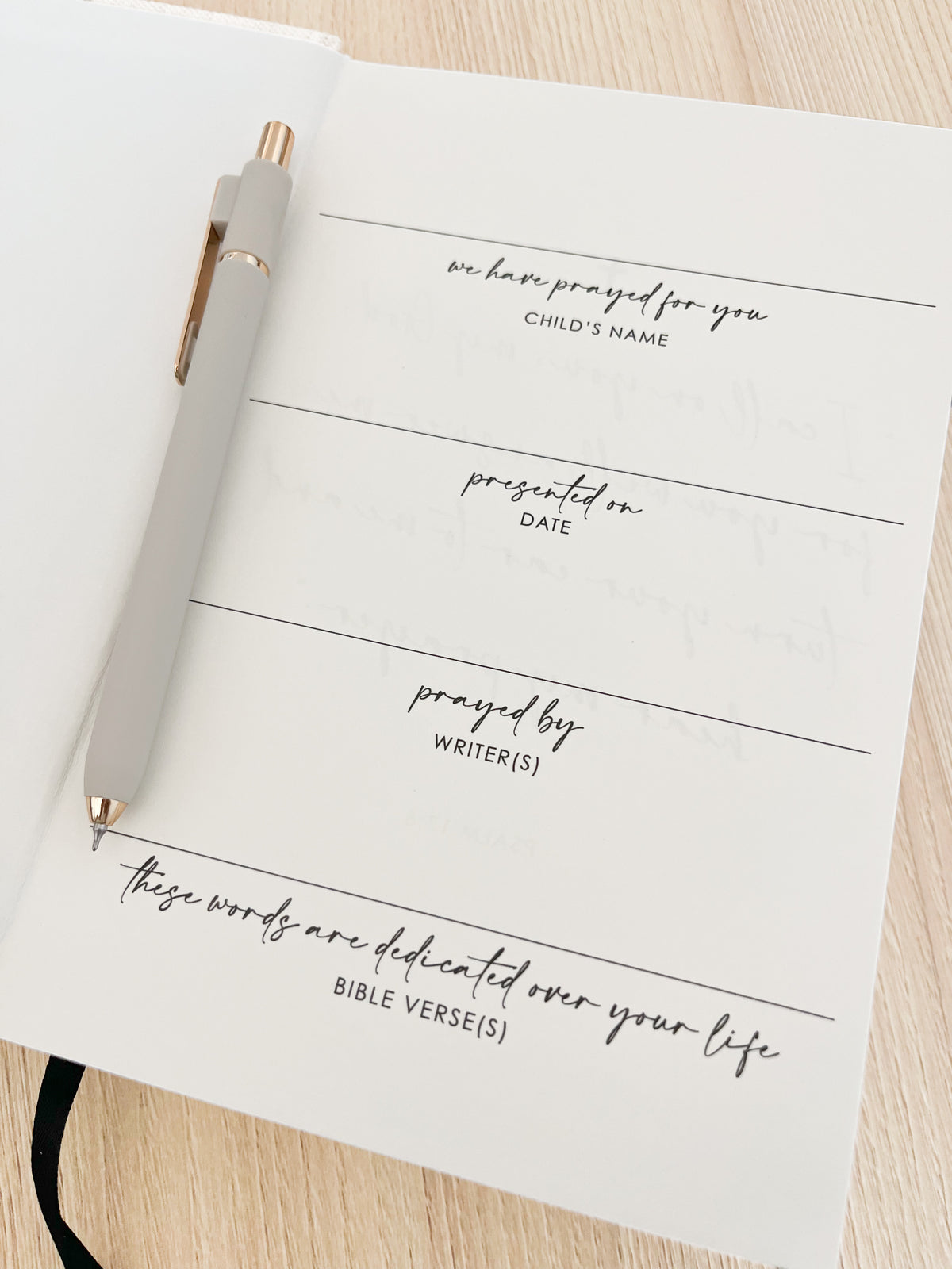 Oh How We've Prayed For You Daily Prayer Journal