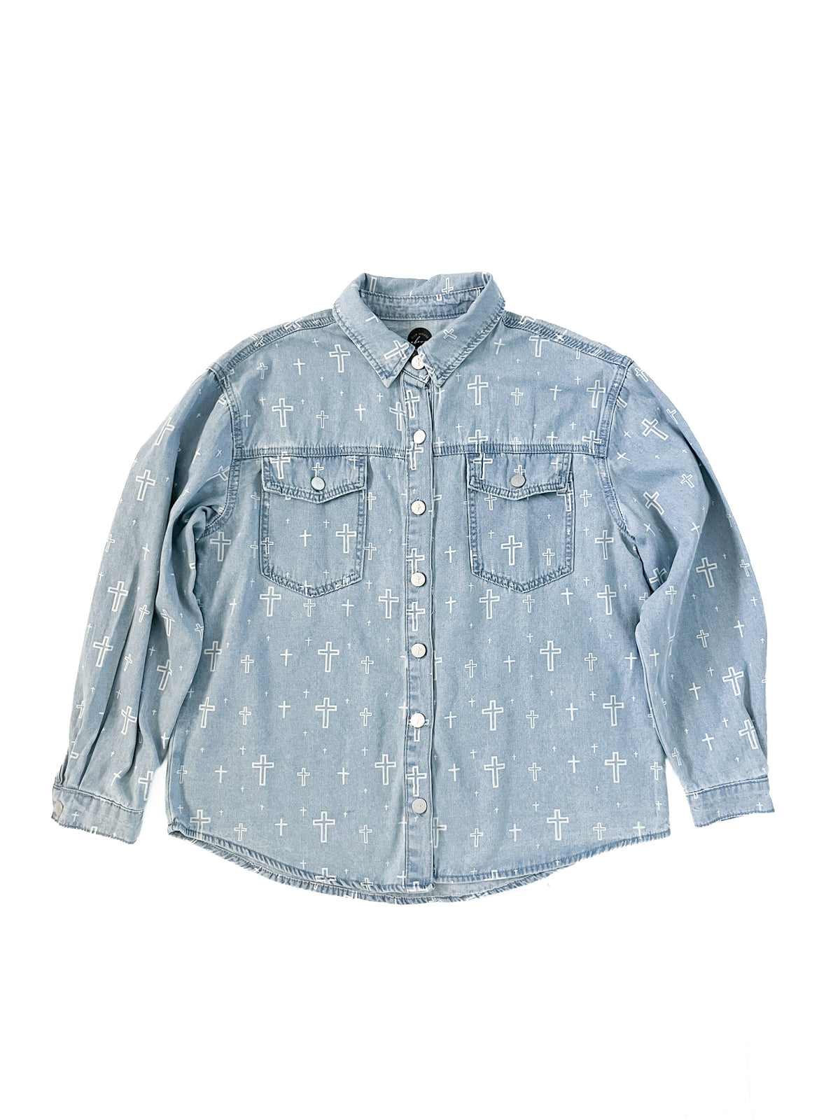 Holy Forever Oversized Denim Shirt