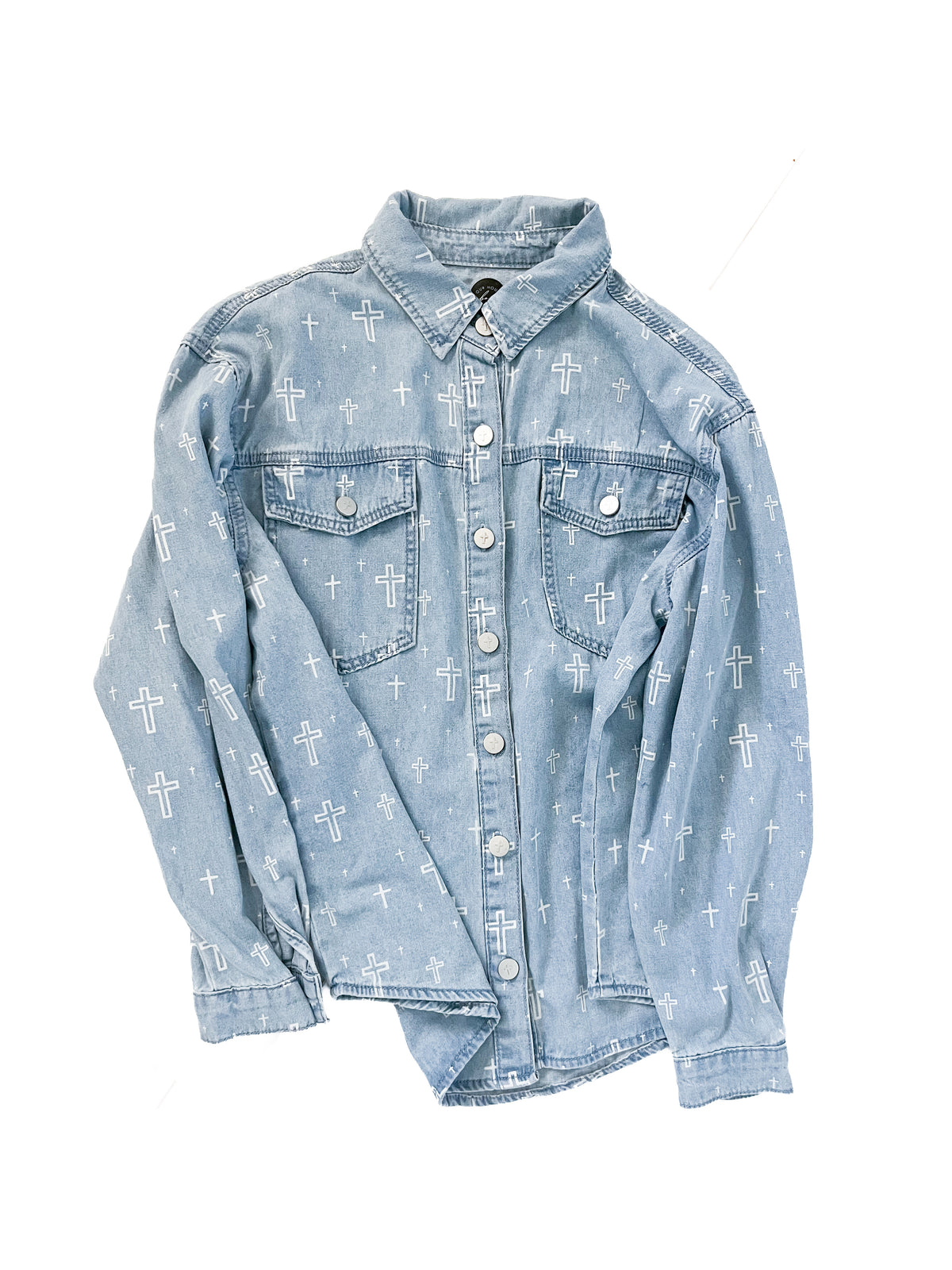 Holy Forever Oversized Denim Shirt