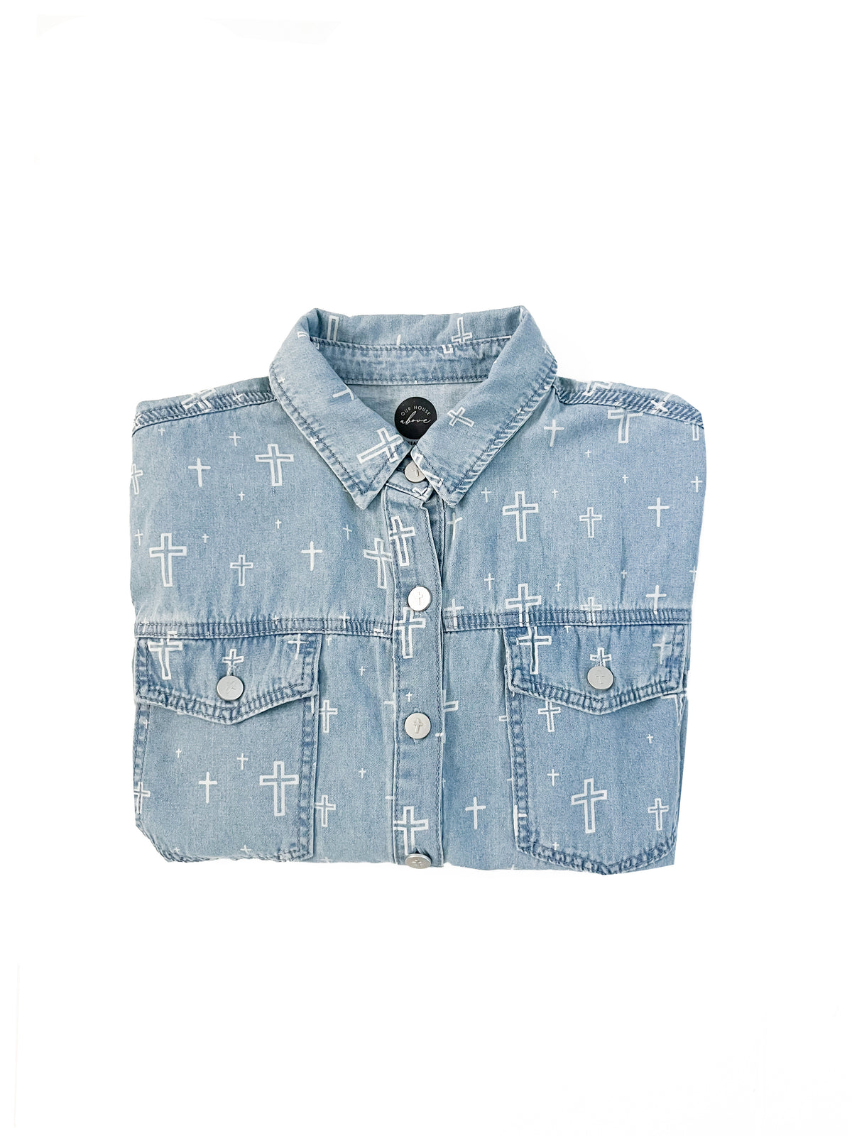 Holy Forever Oversized Denim Shirt