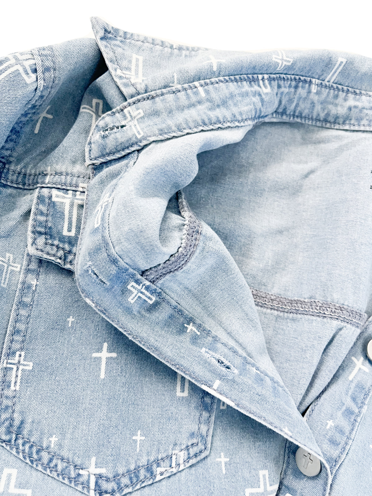 Holy Forever Oversized Denim Shirt