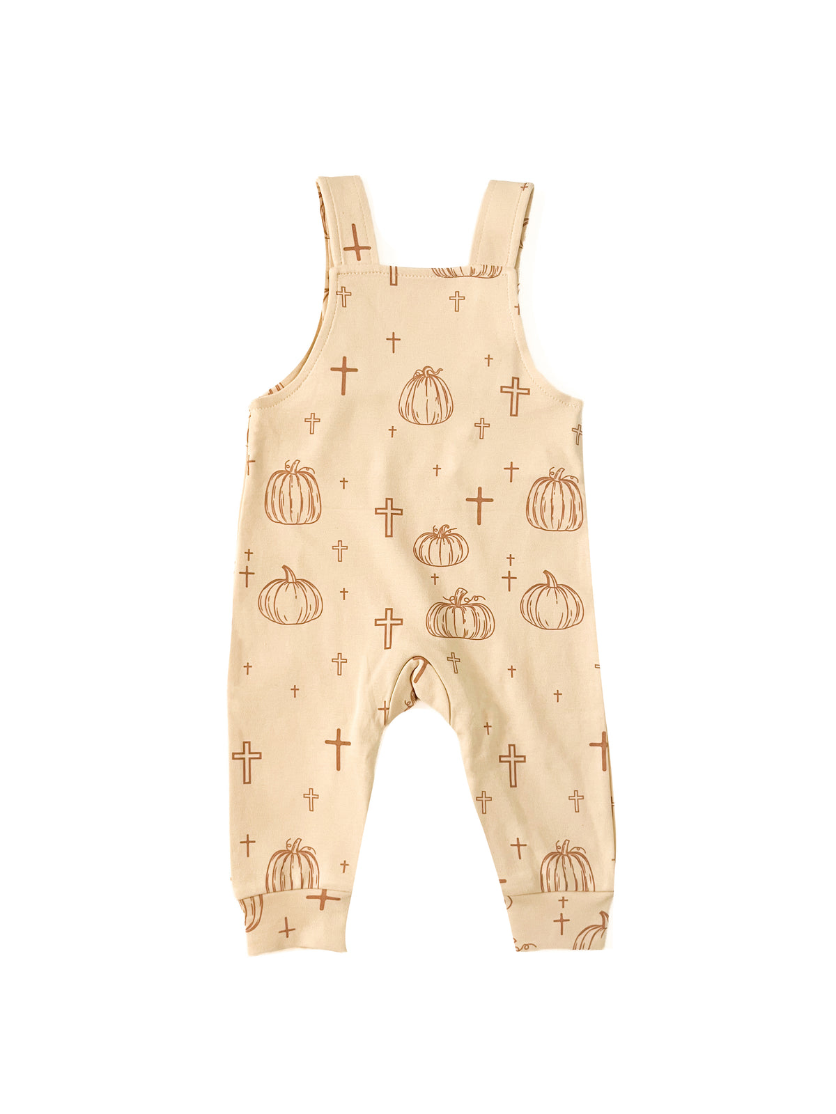 Jesus Christ & Pumpkin Spice Overalls