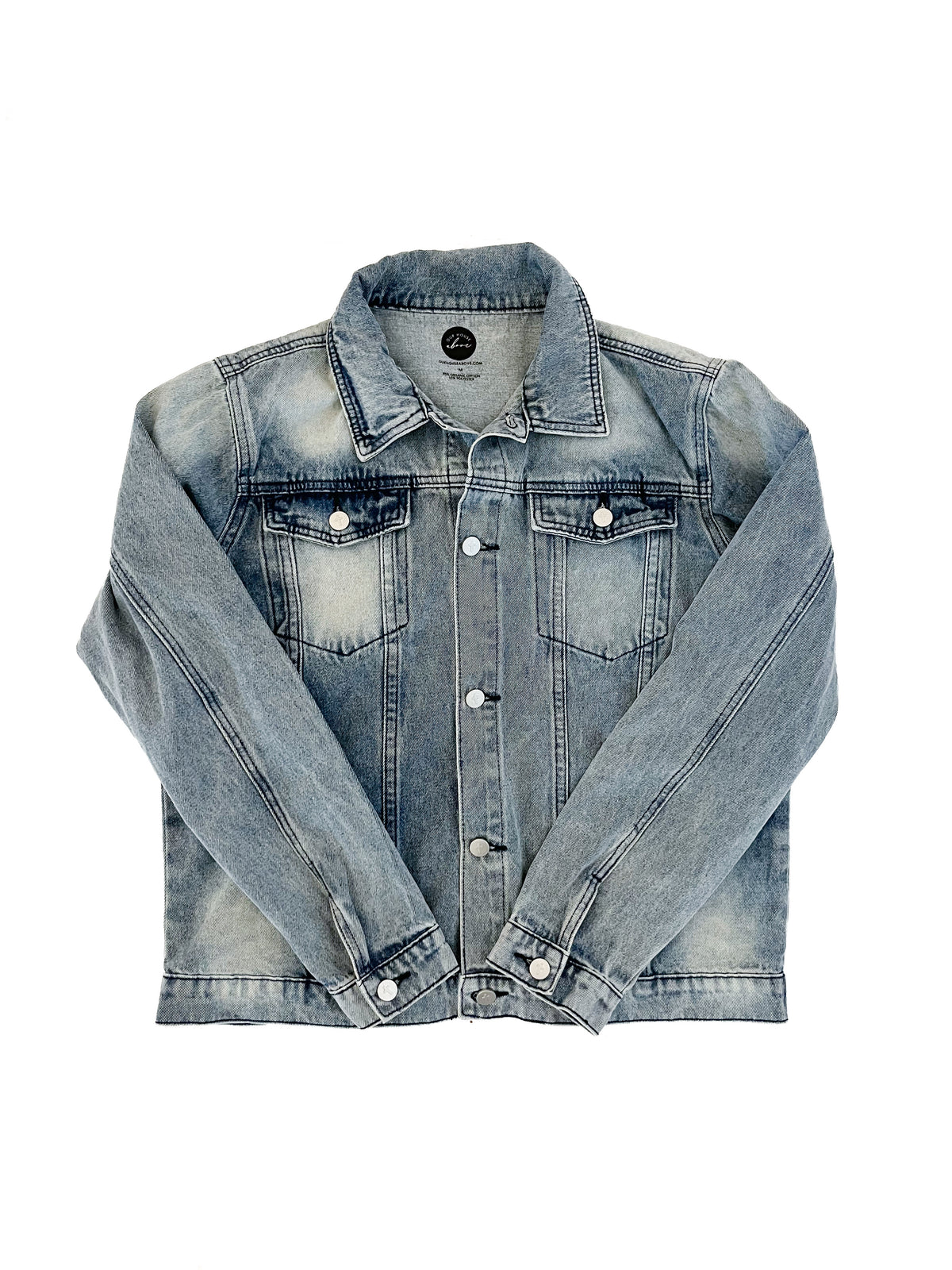 God I'm So Grateful Women's Embroidered Denim Jacket