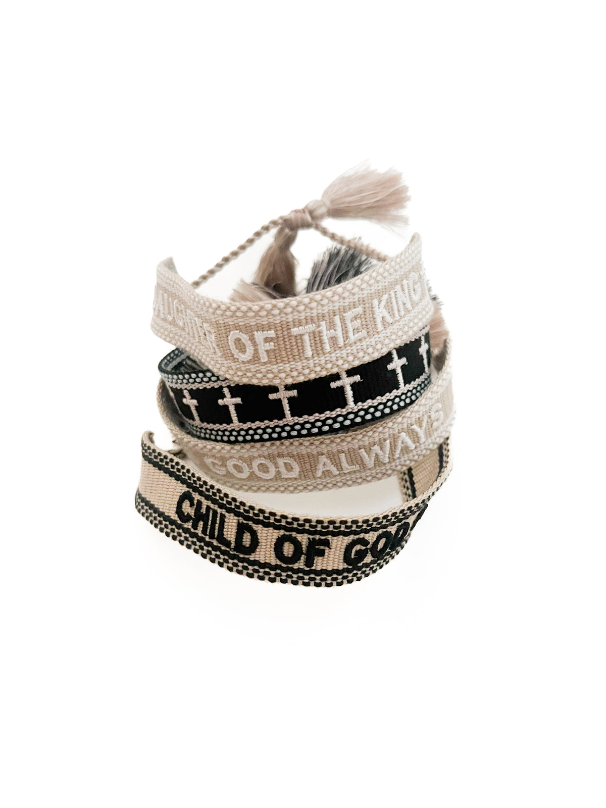 Words of God Woven Bracelets