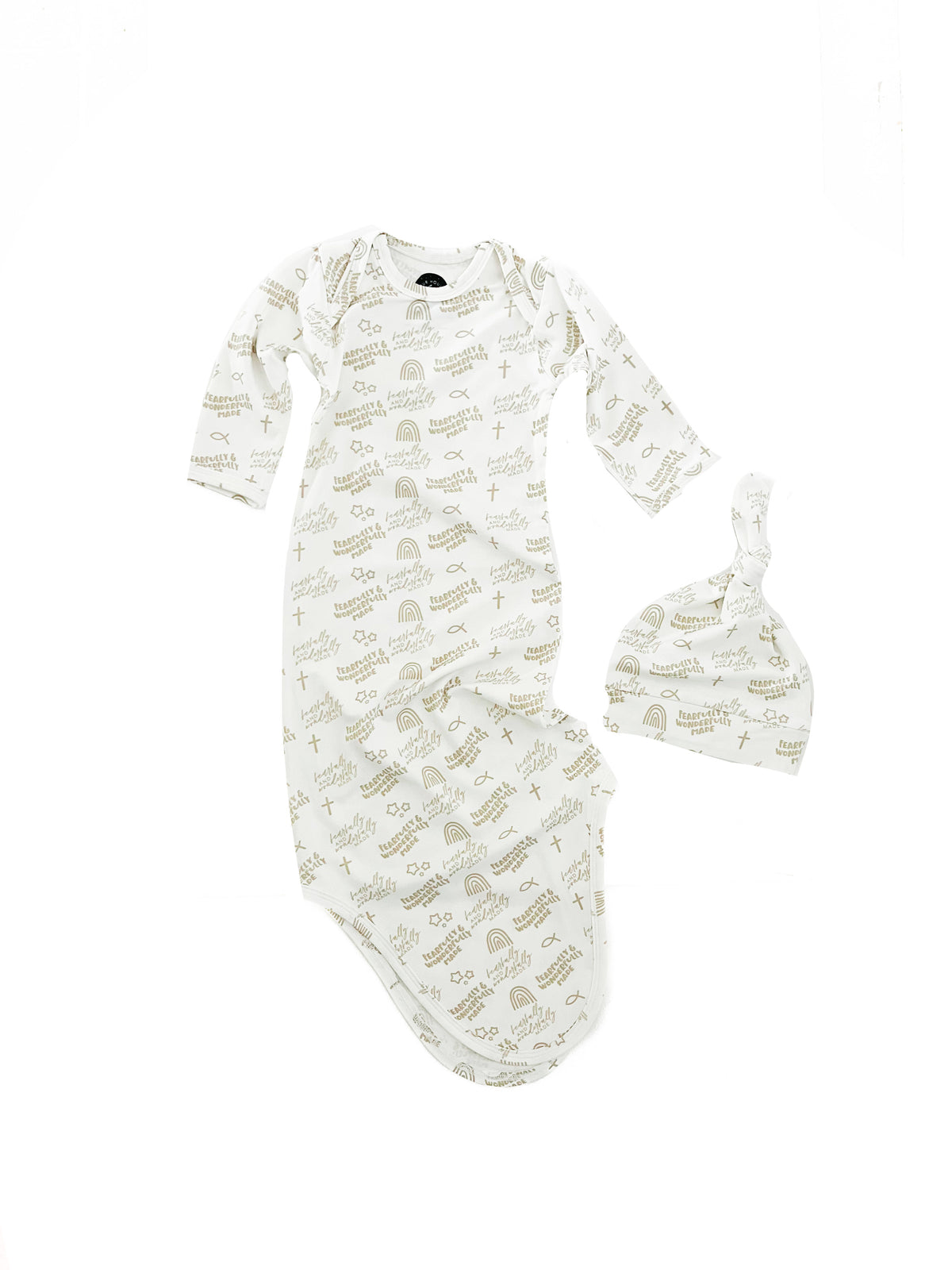 Fearfully & Wonderfully Made Bamboo Gown & Matching Beanie