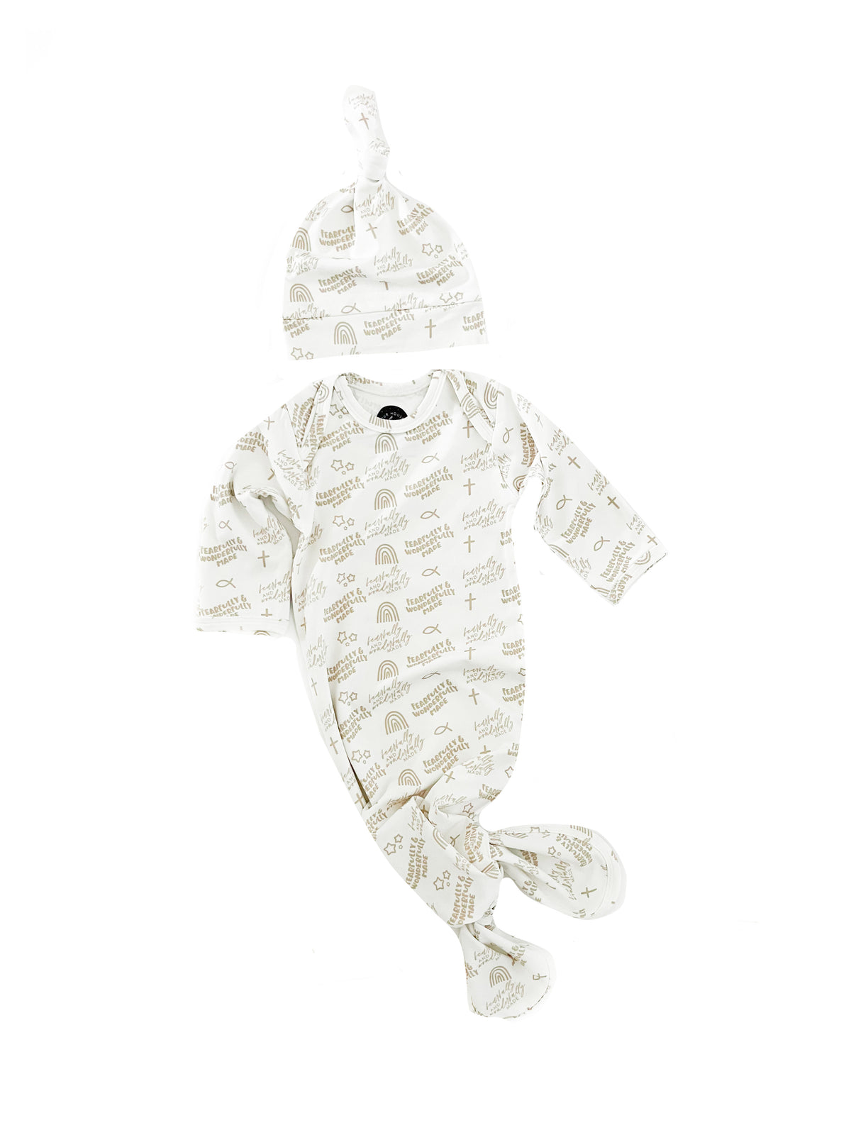 Fearfully & Wonderfully Made Bamboo Gown & Matching Beanie