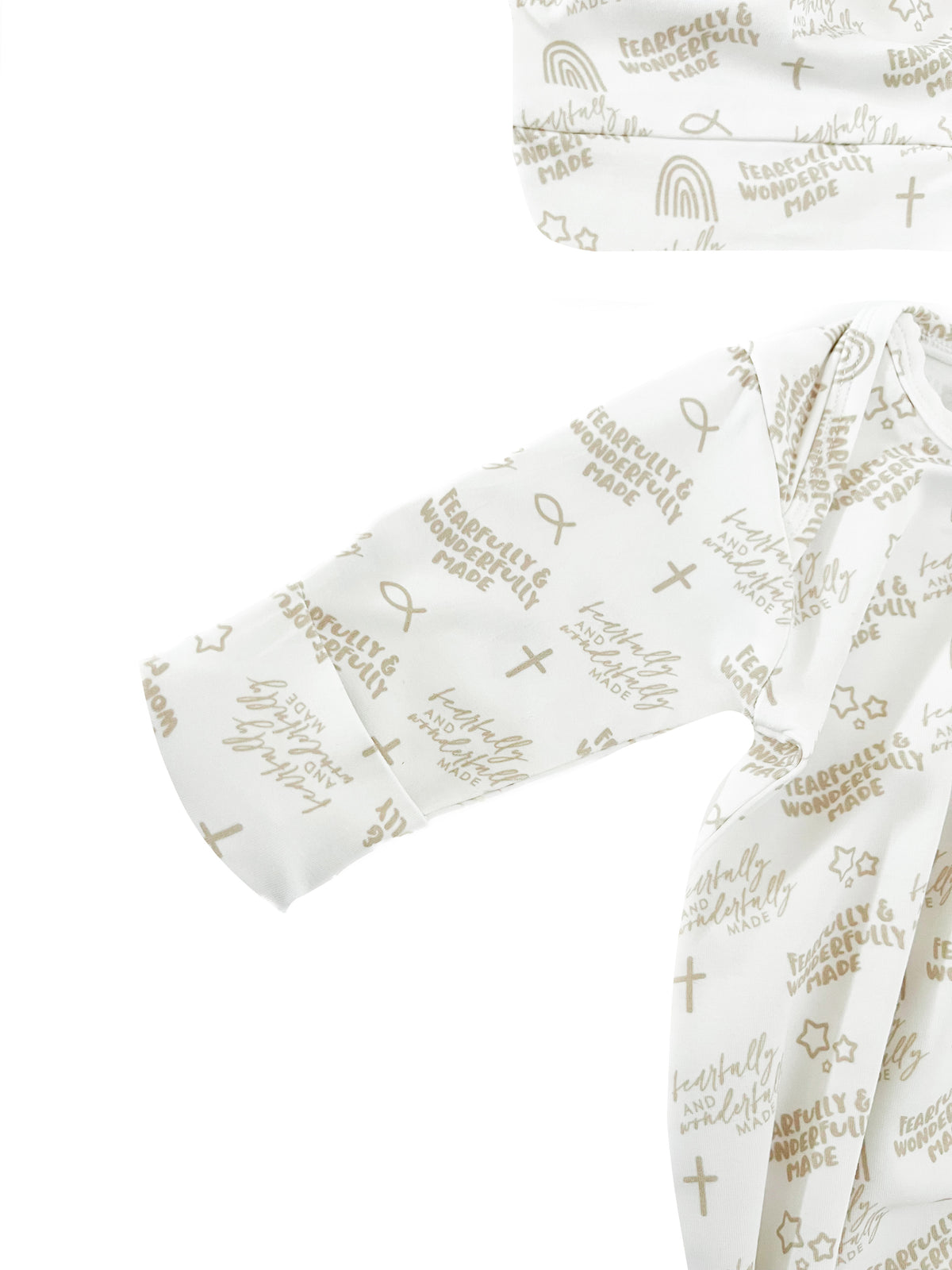 Fearfully & Wonderfully Made Bamboo Gown & Matching Beanie