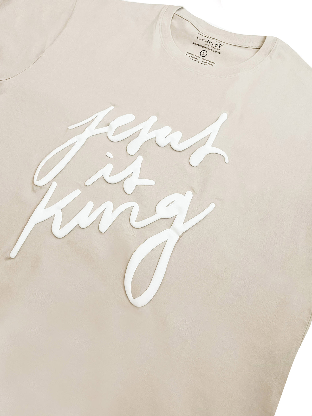 Jesus is King Puff Tee