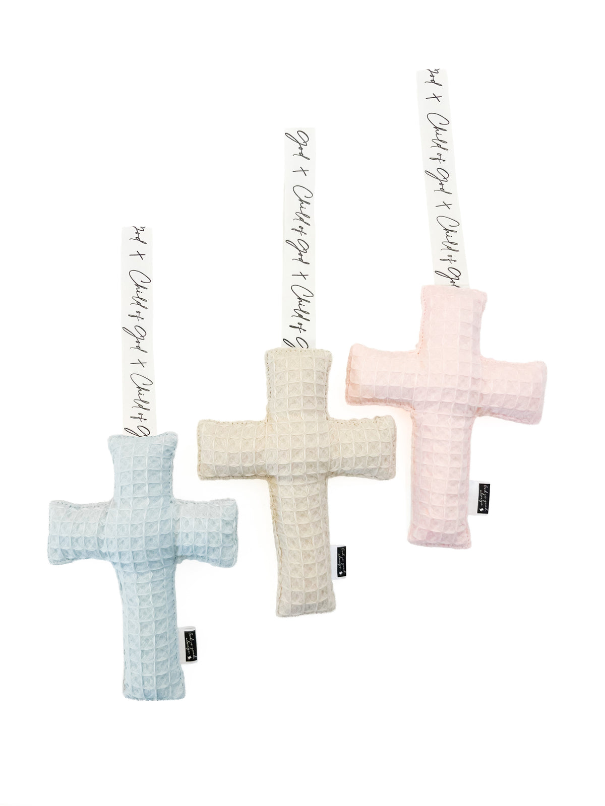 Pacifier Waffle Cross Lovey