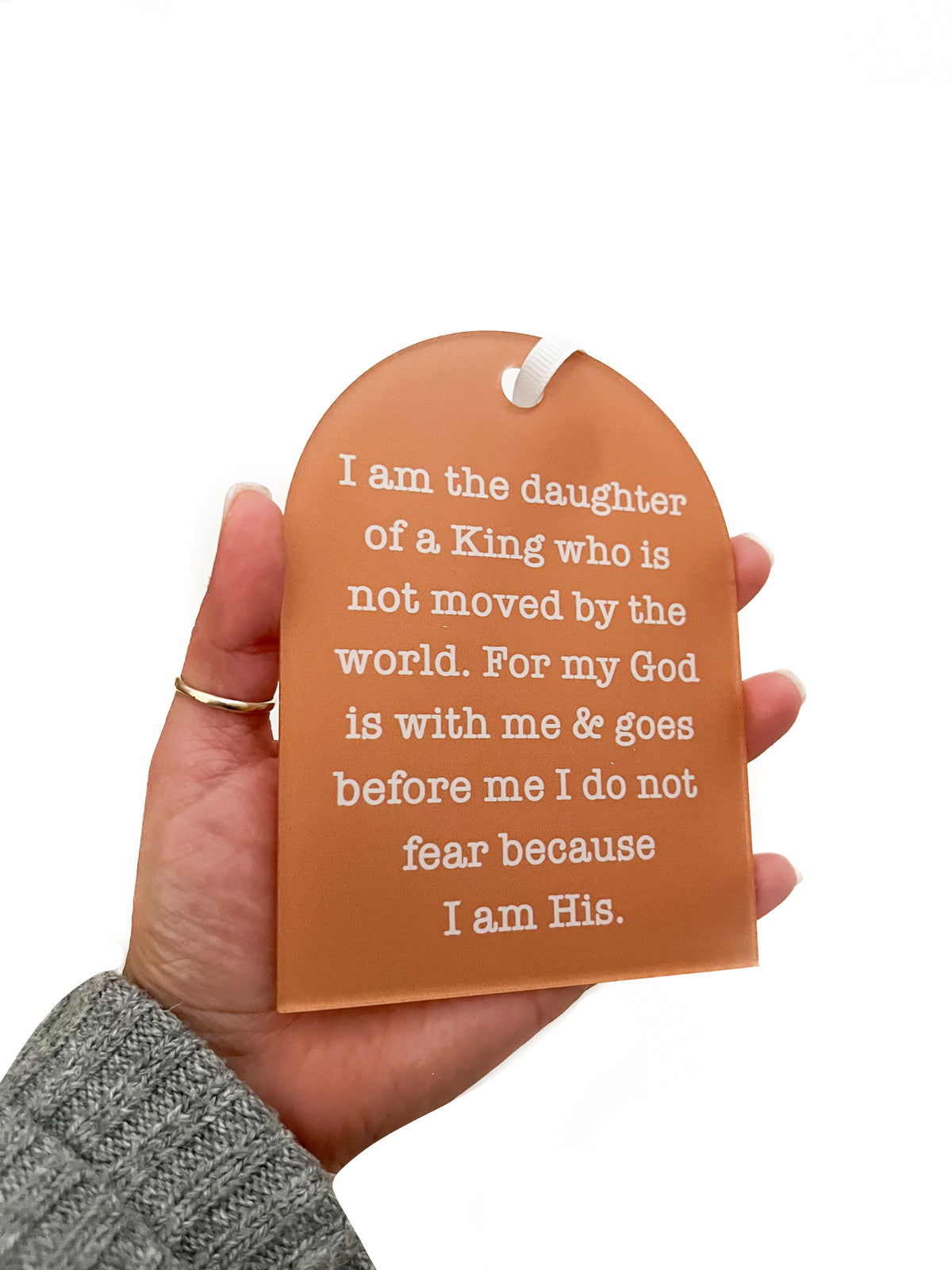 Daughter of the King Acrylic Ornament