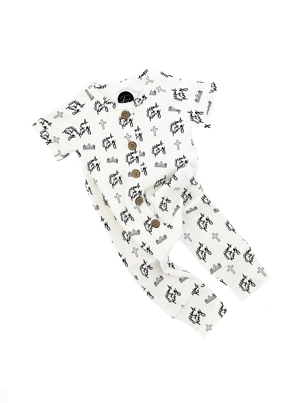 Jesus is King Crown Jumpsuit