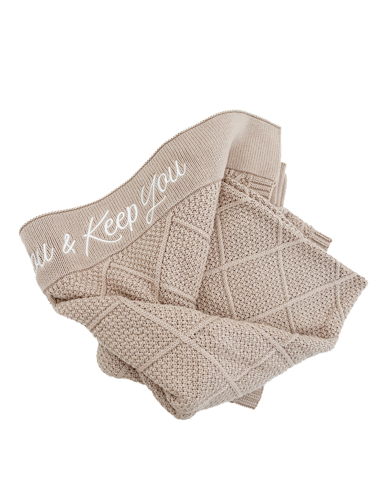 The Lord Bless You & Keep You Embroidered Blanket