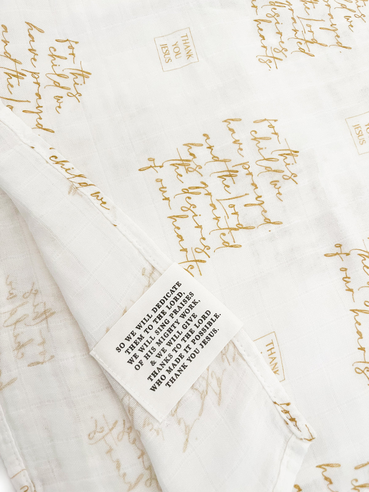 For This Child We Have Prayed Swaddle Blanket