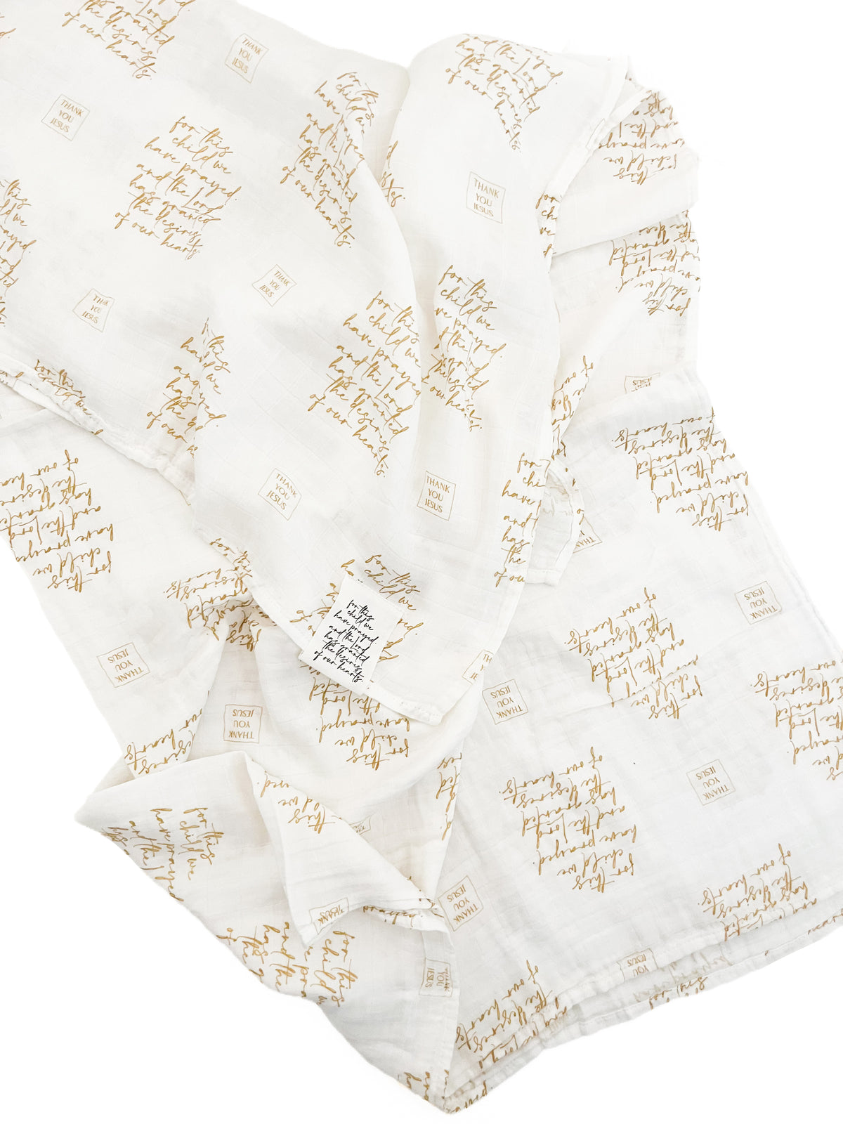For This Child We Have Prayed Swaddle Blanket