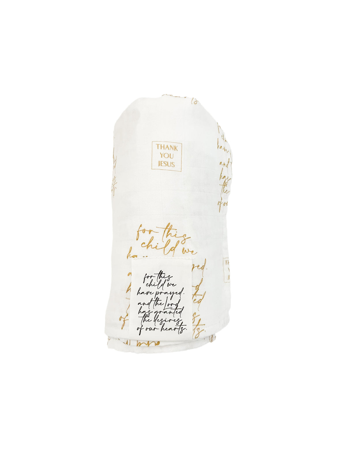 For This Child We Have Prayed Swaddle Blanket