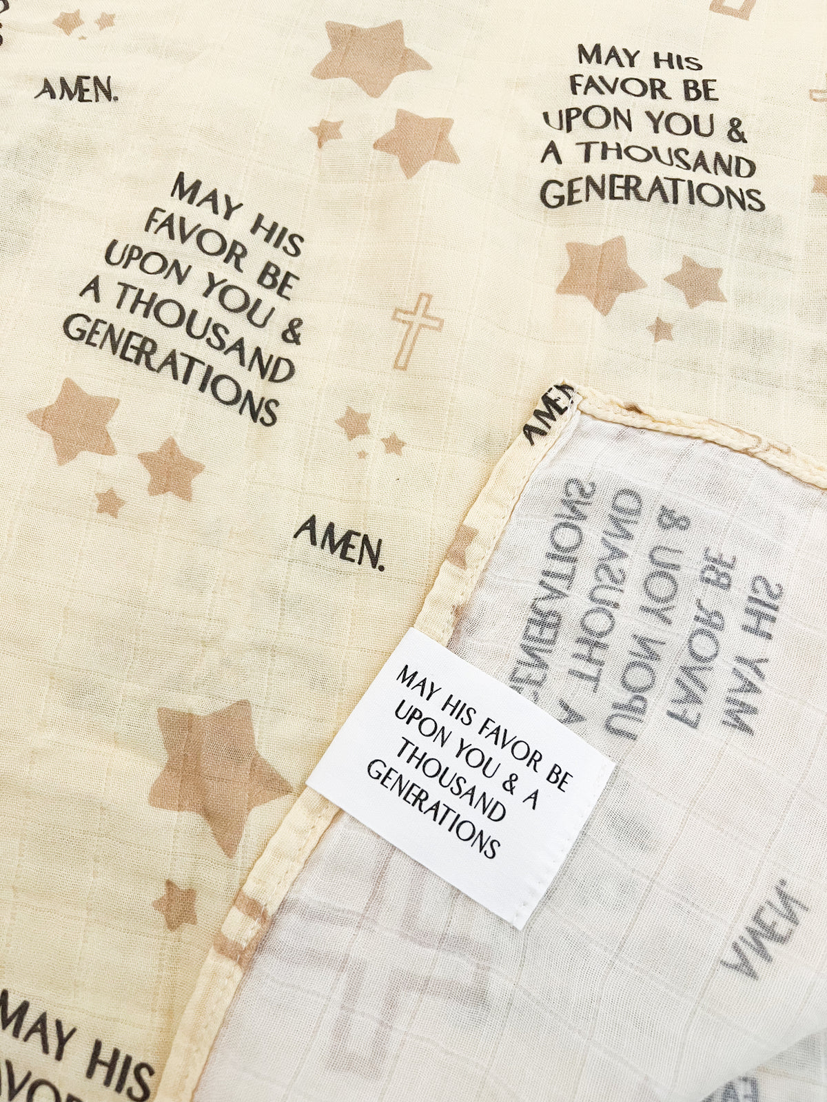 May His Favor Swaddle Blanket