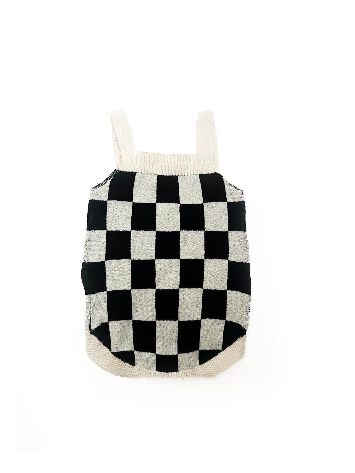 God's Words Knit Checkered Bodysuit