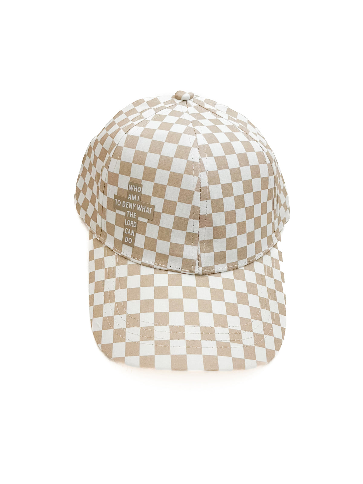 LAST CHANCE*** Who am I to Deny Checkered Baseball Hat