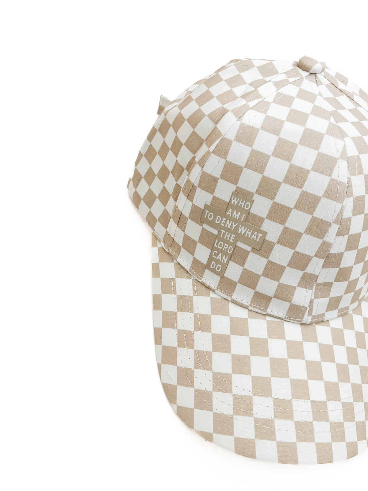 LAST CHANCE*** Who am I to Deny Checkered Baseball Hat