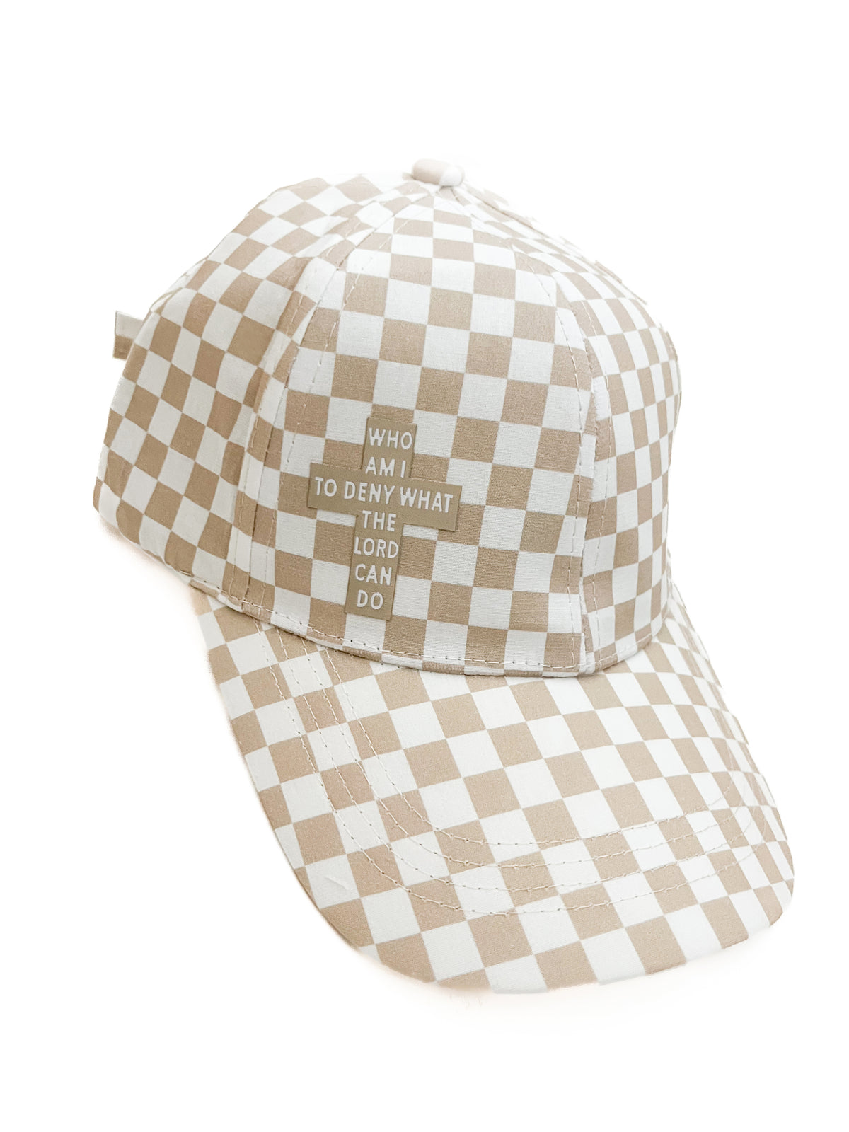 LAST CHANCE*** Who am I to Deny Checkered Baseball Hat