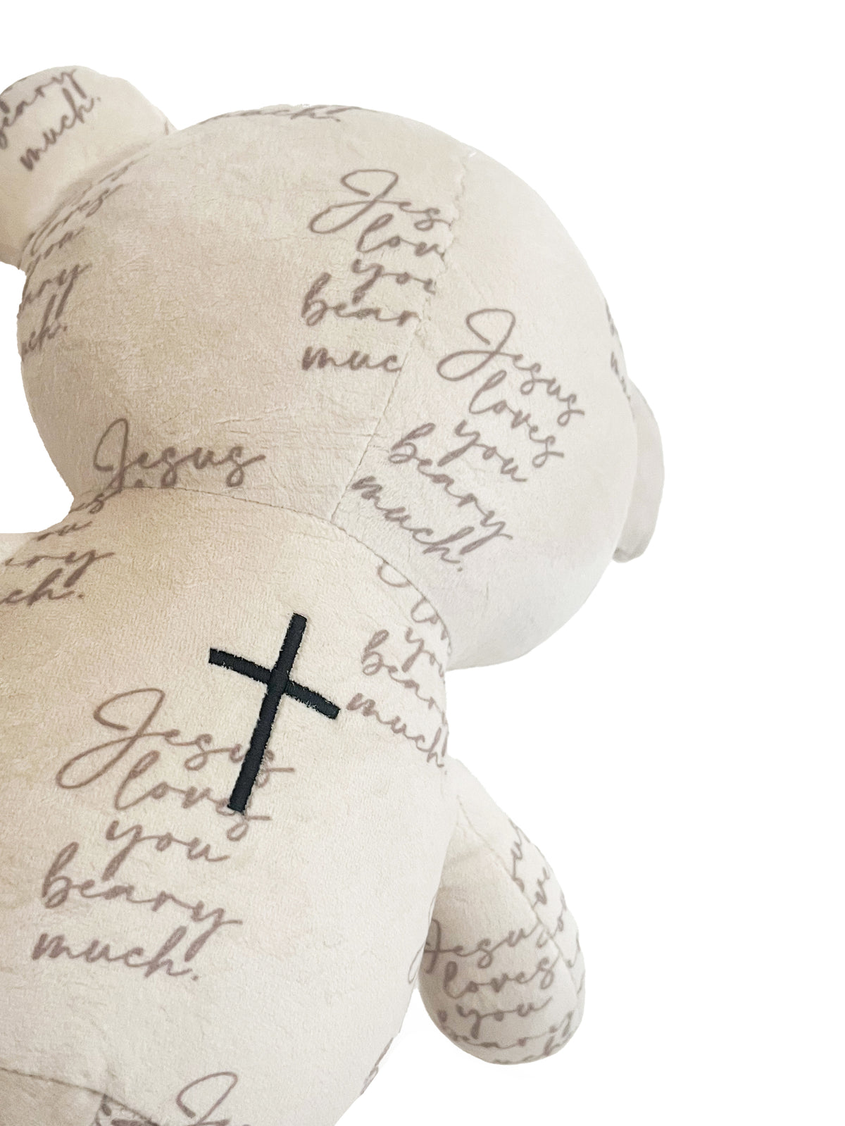 Jesus Loves You Beary Much Bear Stuffy