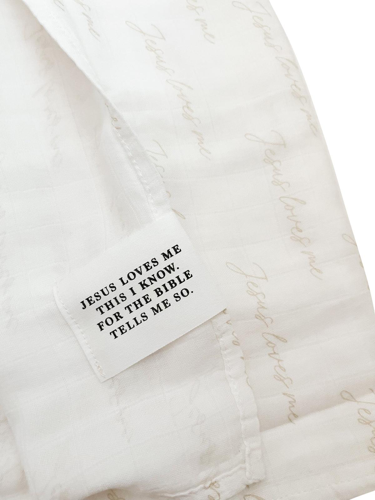 Jesus Loves Me Swaddle Blanket